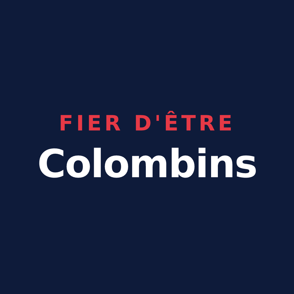 T-shirt « Fier d'être Colombins » — design pour Sainte-Colombe