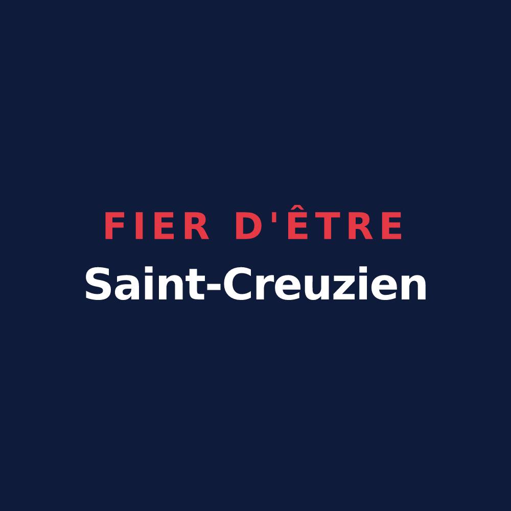 T-shirt « Fier d'être Saint-Creuzien » — design pour Sainte-Croix-aux-Mines