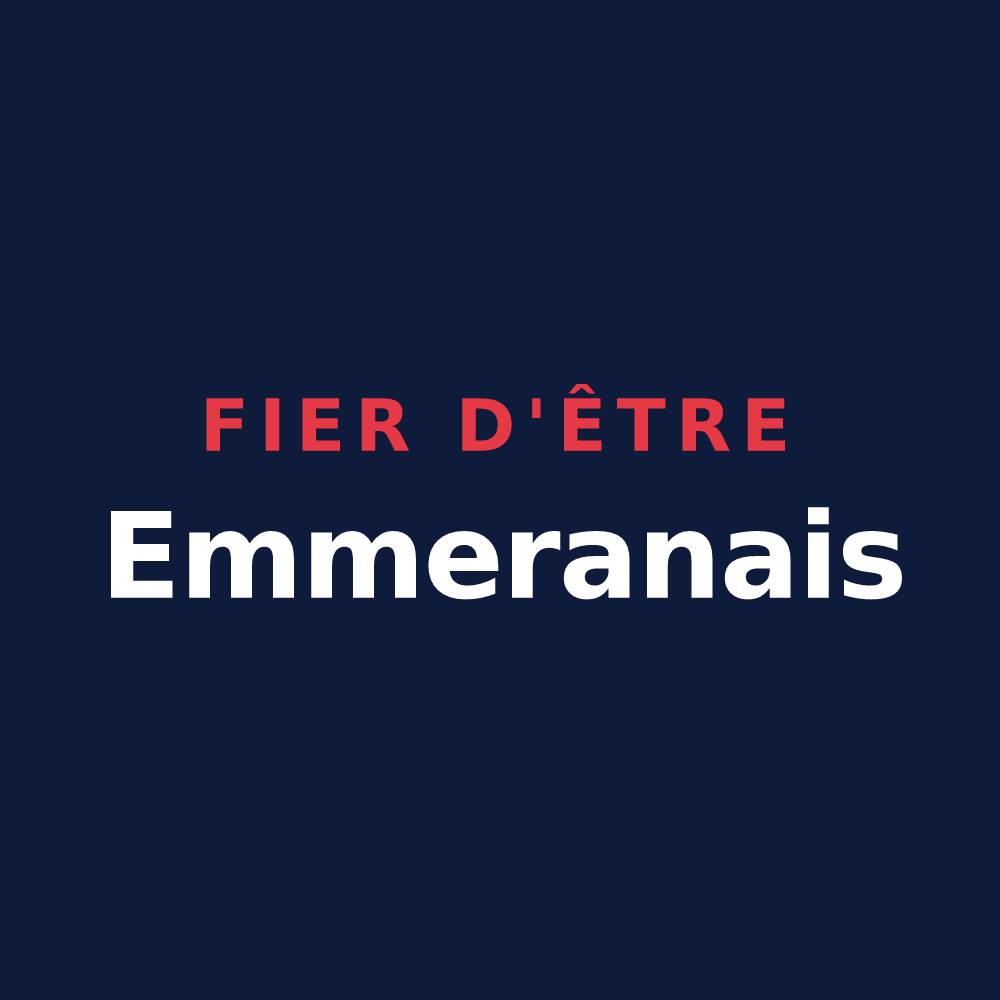 T-shirt « Fier d'être Emmeranais » — design pour Sainte-Eanne