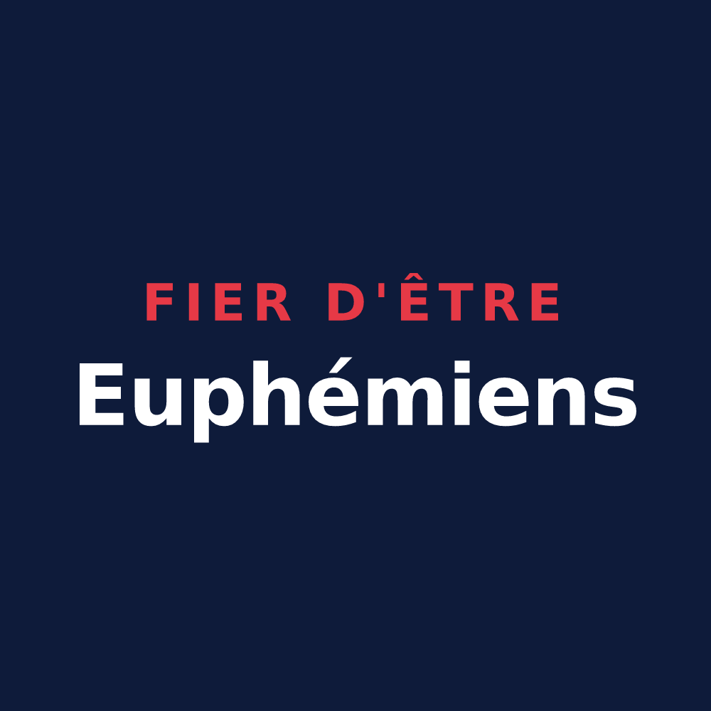 T-shirt « Fier d'être Euphémiens » — design pour Sainte-Euphémie