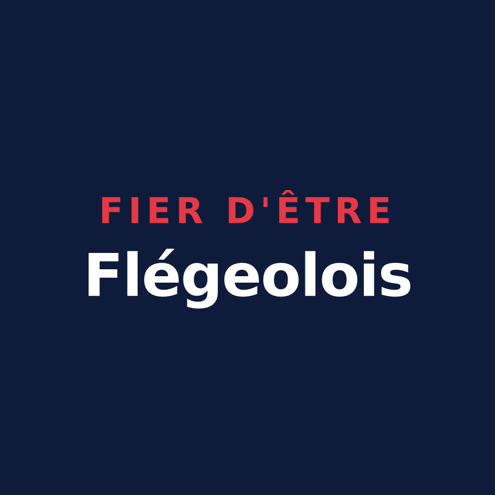 T-shirt « Fier d'être Flégeolois » — design pour Sainte-Féréole