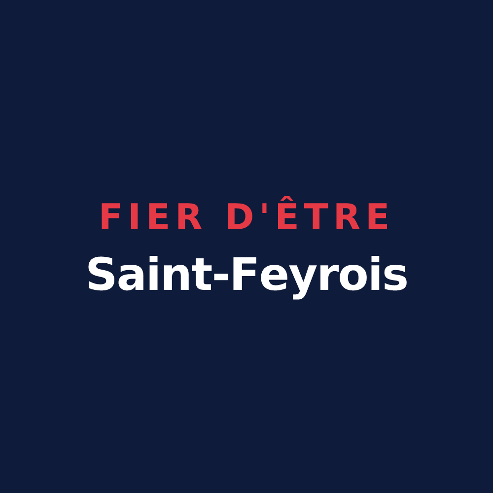 T-shirt « Fier d'être Saint-Feyrois » — design pour Sainte-Feyre