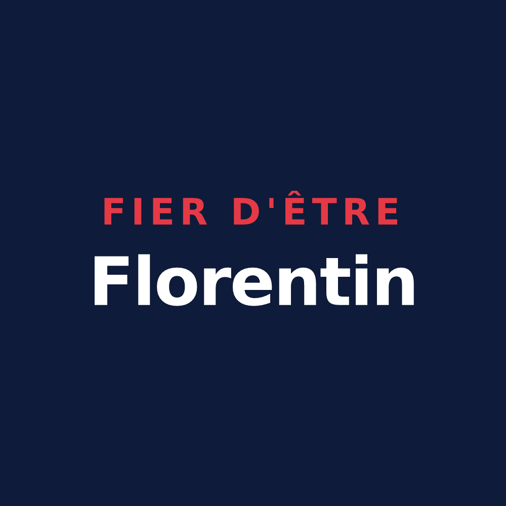 T-shirt « Fier d'être Florentin » — design pour Sainte-Florence