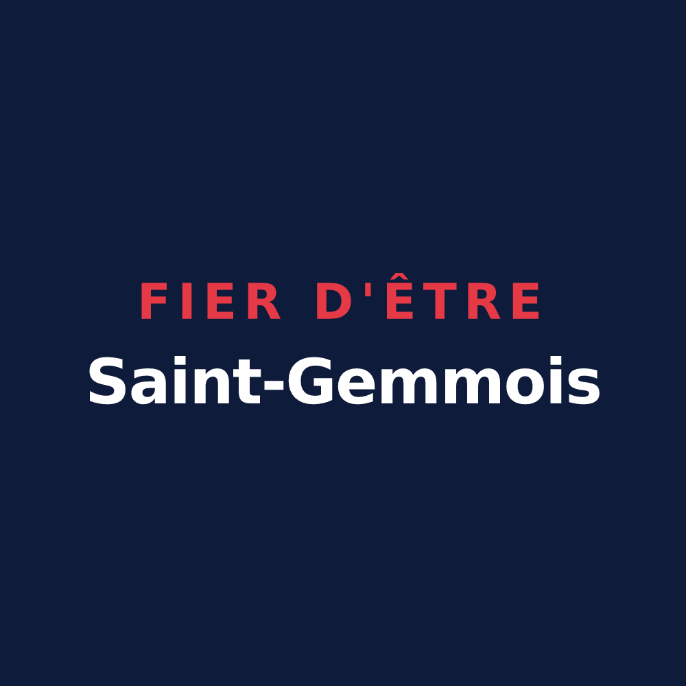 T-shirt « Fier d'être Saint-Gemmois » — design pour Sainte-Gemme