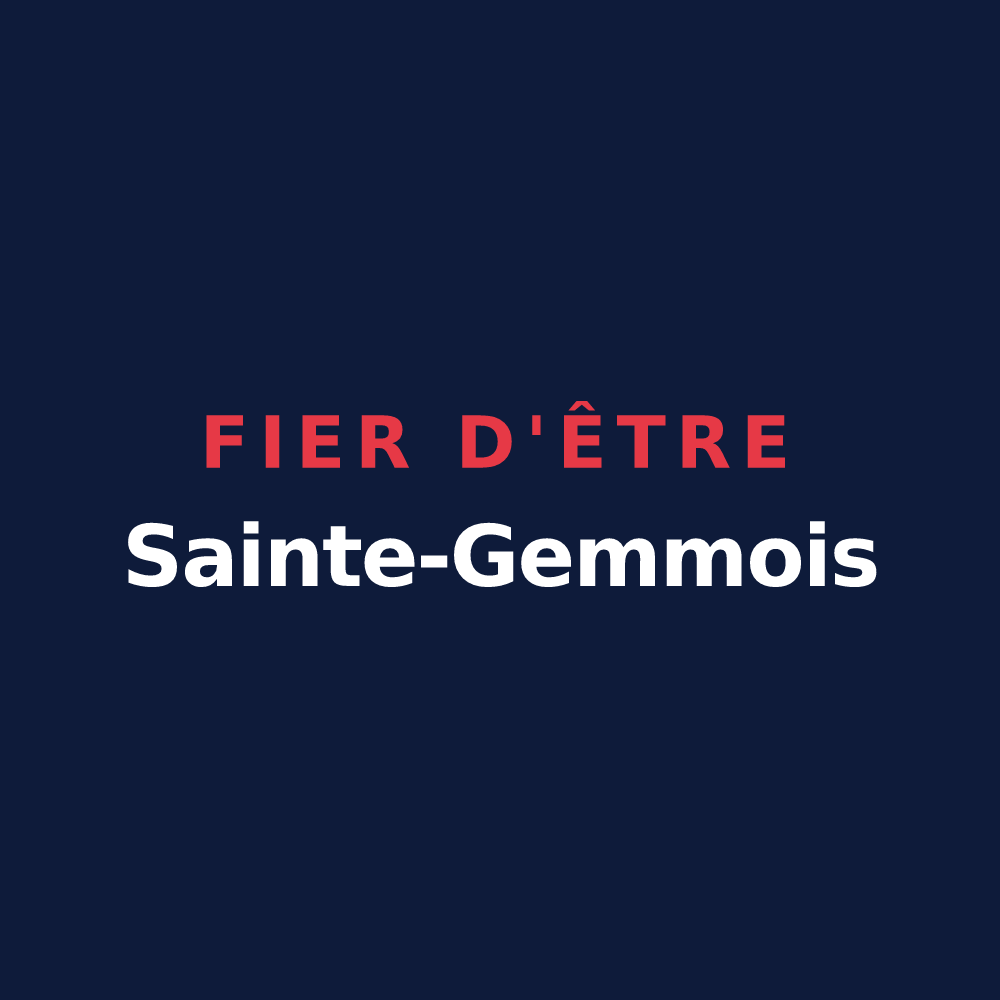 T-shirt « Fier d'être Sainte-Gemmois » — design pour Sainte-Gemme