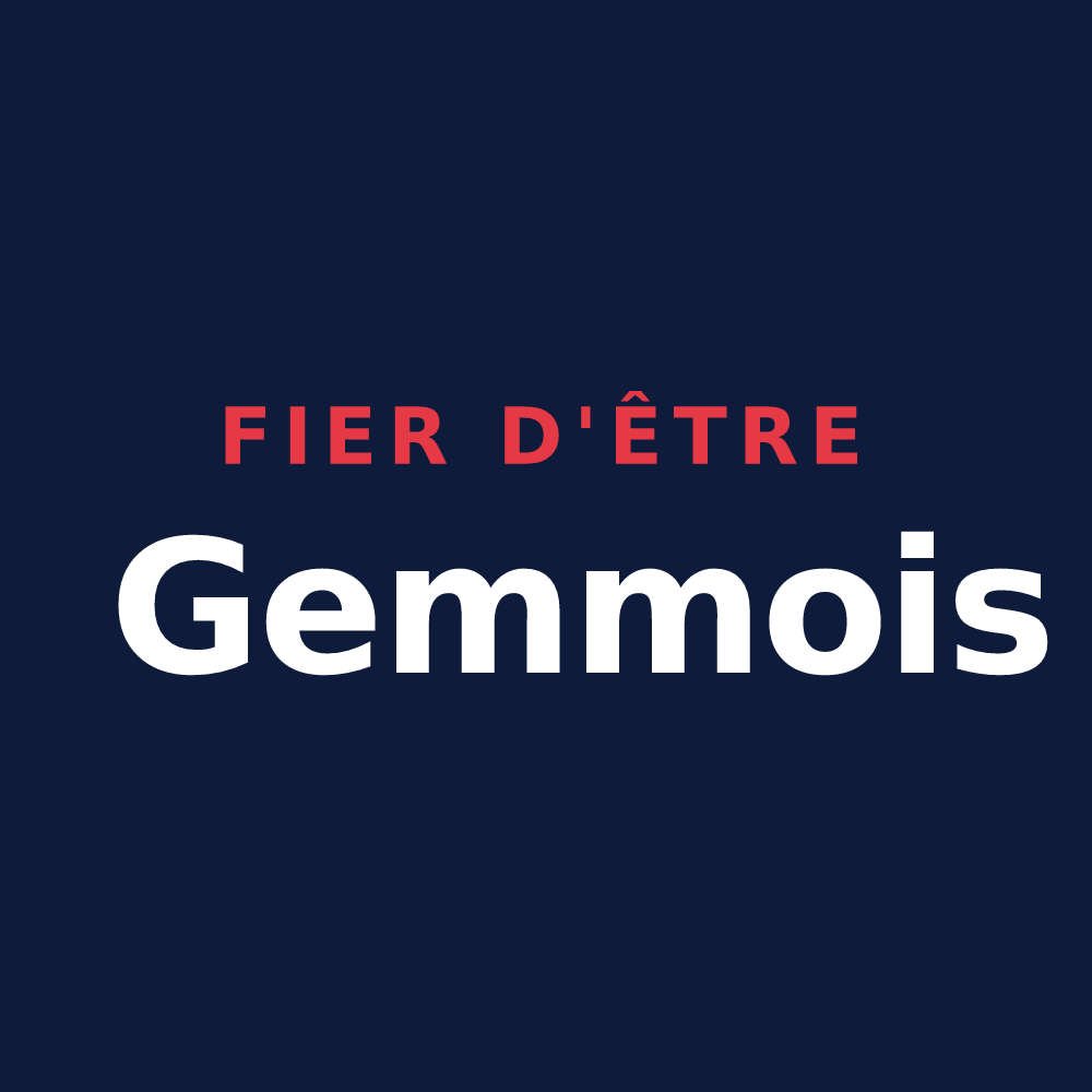 T-shirt « Fier d'être Gemmois » — design pour Sainte-Gemmes-sur-Loire