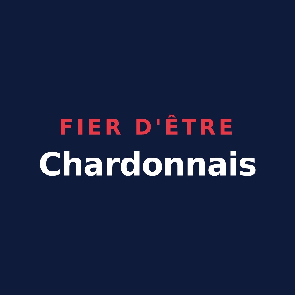 T-shirt « Fier d'être Chardonnais » — design pour Sainte-Honorine-la-Chardonne