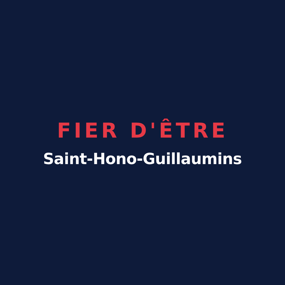 T-shirt « Fier d'être Saint-Hono-Guillaumins » — design pour Sainte-Honorine-la-Guillaume