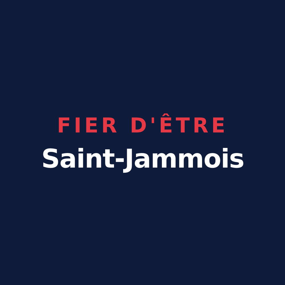 T-shirt « Fier d'être Saint-Jammois » — design pour Sainte-Jamme-sur-Sarthe