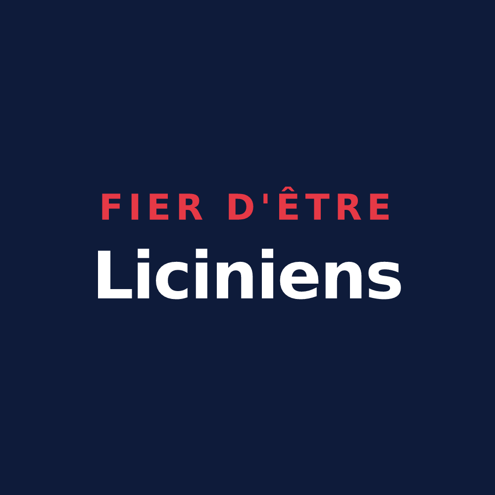 T-shirt « Fier d'être Liciniens » — design pour Sainte-Lizaigne