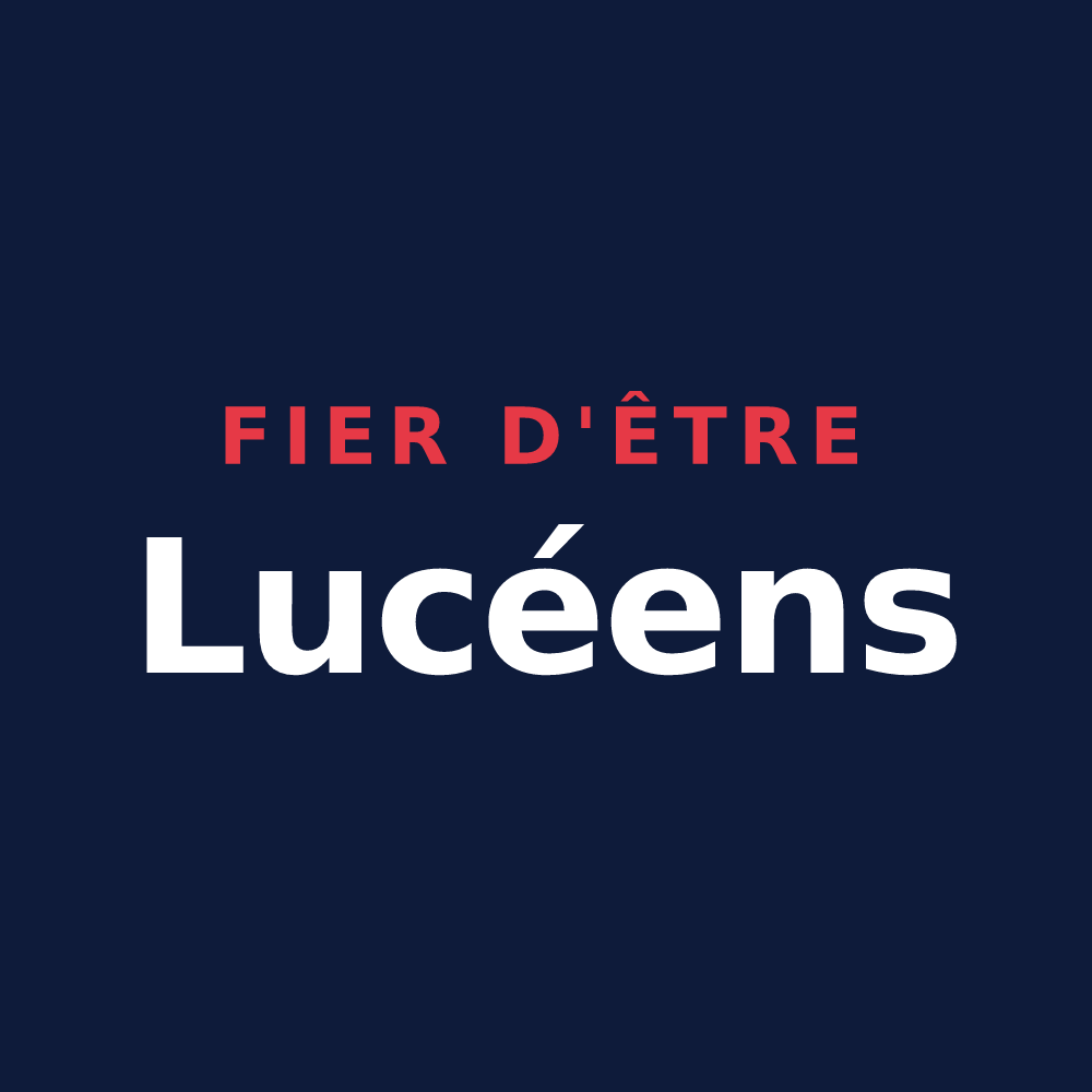 T-shirt « Fier d'être Lucéens » — design pour Sainte-Luce-sur-Loire