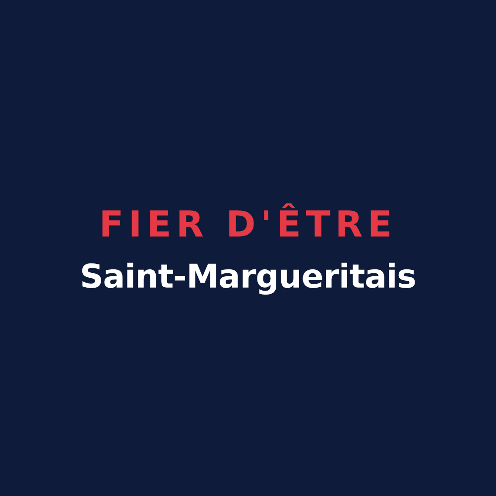 T-shirt « Fier d'être Saint-Margueritais » — design pour Sainte-Marguerite-sur-Mer