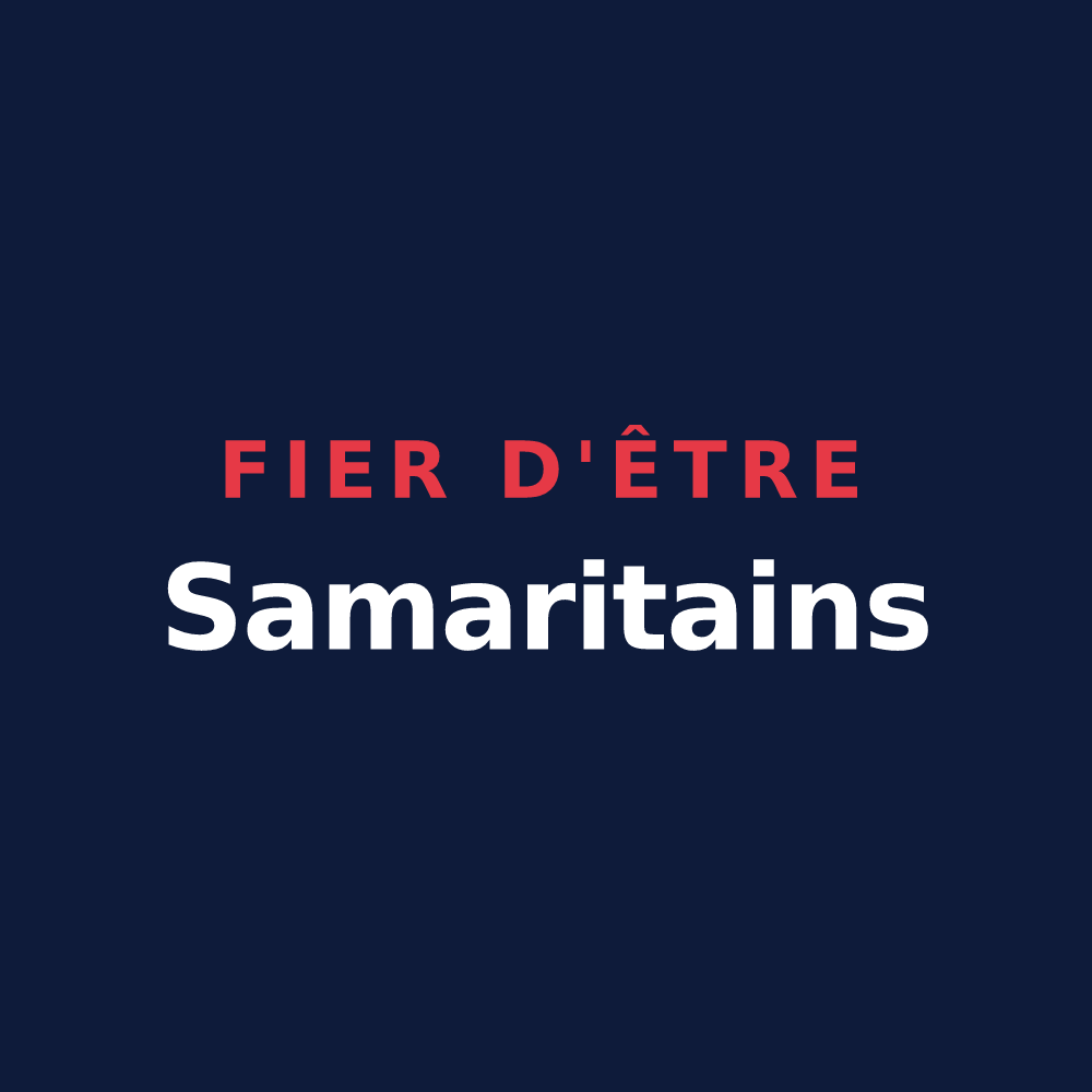 T-shirt « Fier d'être Samaritains » — design pour Sainte-Marie