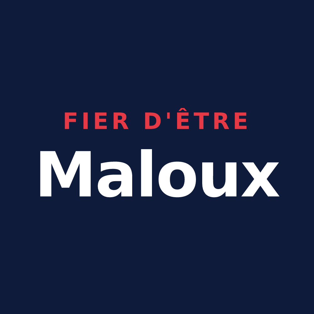 T-shirt « Fier d'être Maloux » — design pour Sainte-Marie-d'Alloix