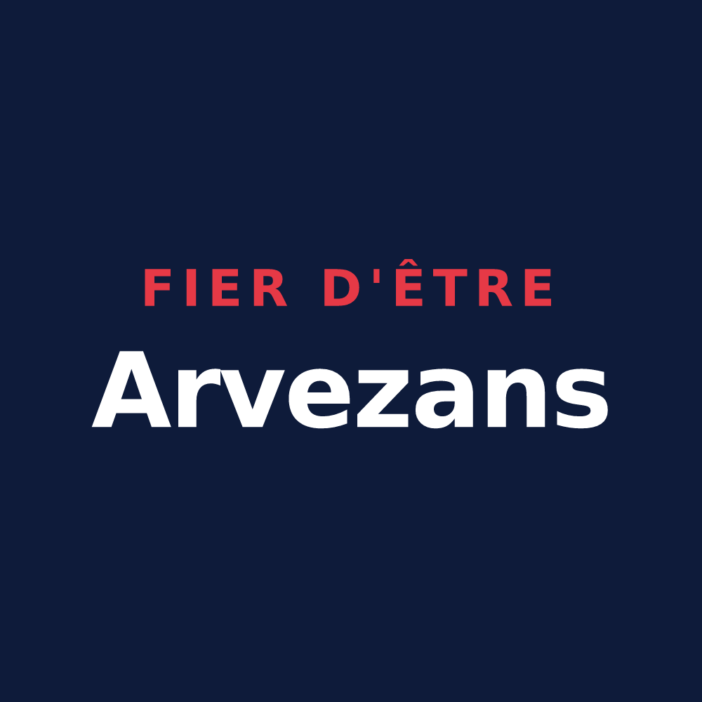 T-shirt « Fier d'être Arvezans » — design pour Sainte-Marie-d'Alvey