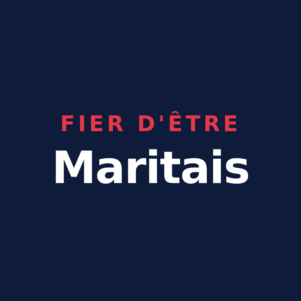 T-shirt « Fier d'être Maritais » — design pour Sainte-Marie-de-Ré
