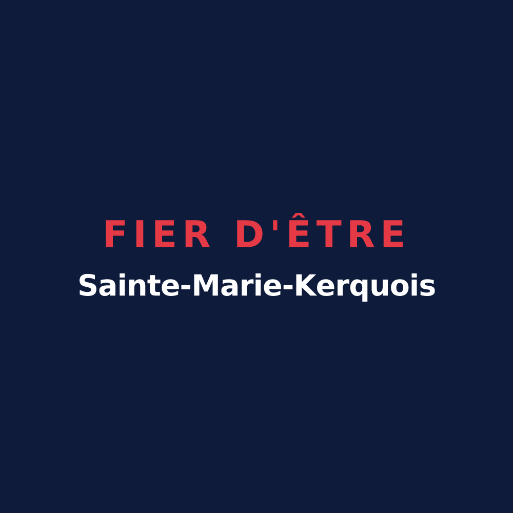 T-shirt « Fier d'être Sainte-Marie-Kerquois » — design pour Sainte-Marie-Kerque