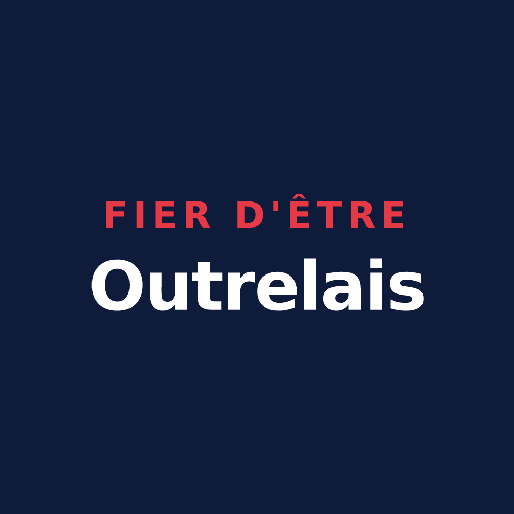 T-shirt « Fier d'être Outrelais » — design pour Sainte-Marie-Outre-l'Eau
