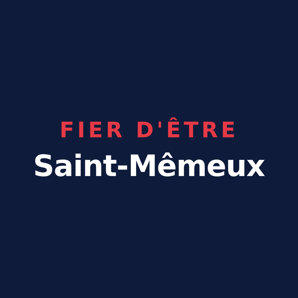 T-shirt « Fier d'être Saint-Mêmeux » — design pour Sainte-Même