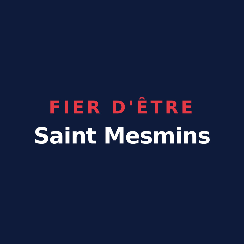 T-shirt « Fier d'être Saint Mesmins » — design pour Sainte-Mesme