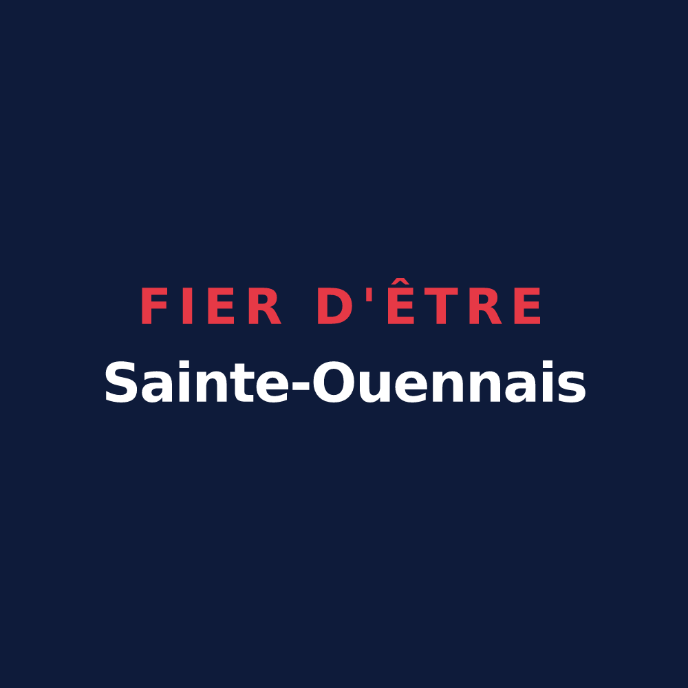 T-shirt « Fier d'être Sainte-Ouennais » — design pour Sainte-Ouenne