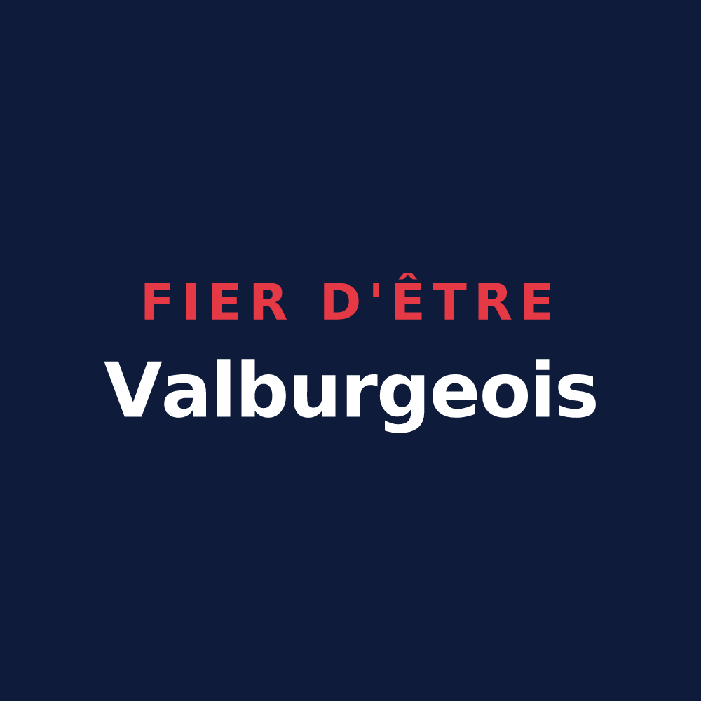 T-shirt « Fier d'être Valburgeois » — design pour Sainte-Vaubourg