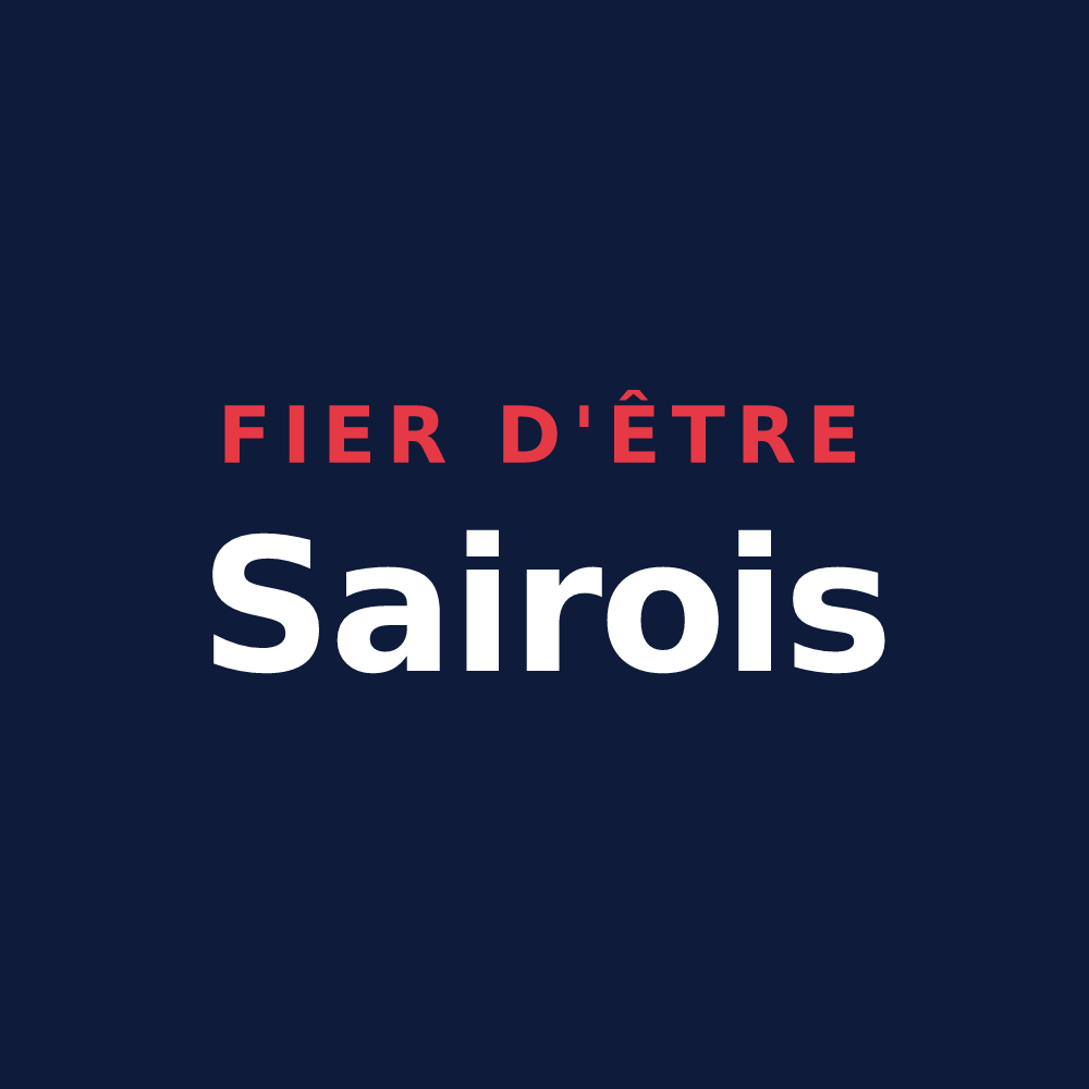 T-shirt « Fier d'être Sairois » — design pour Saires-la-Verrerie
