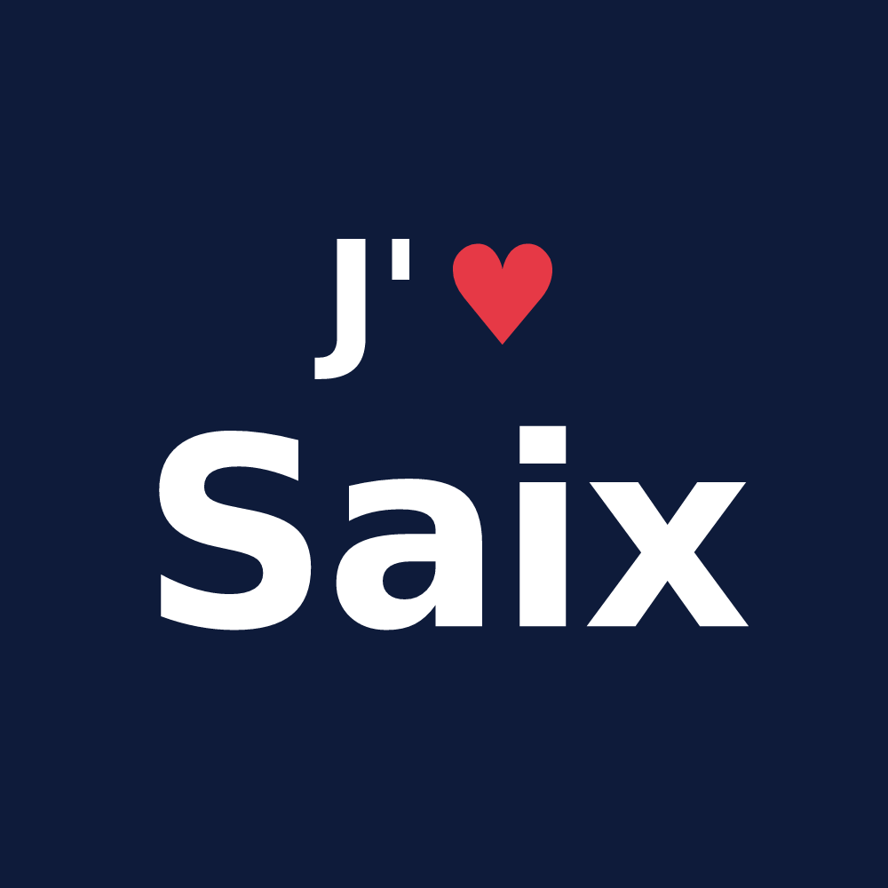 T-shirt personnalisé Saix — design J'aime Saix