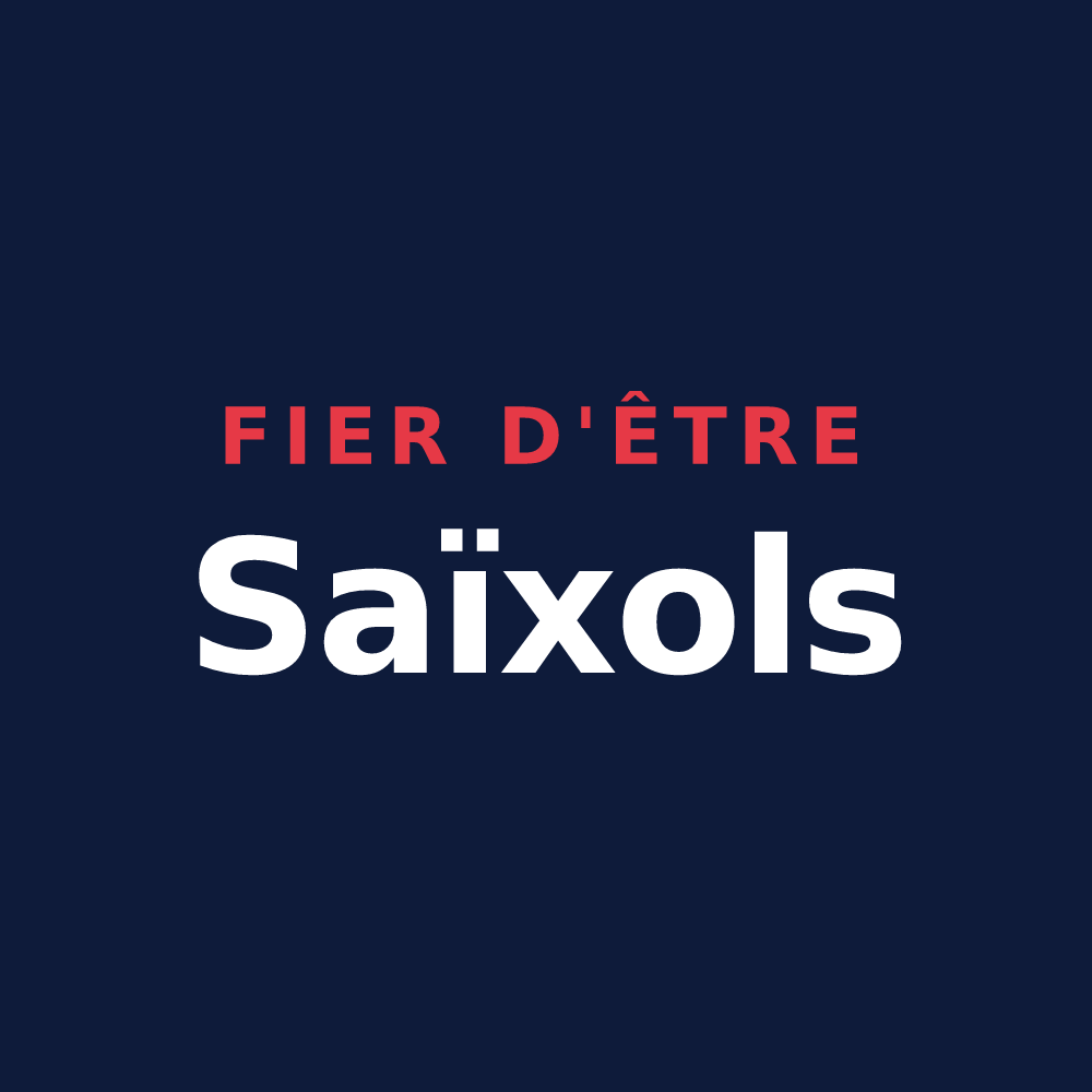 T-shirt « Fier d'être Saïxols » — design pour Saïx