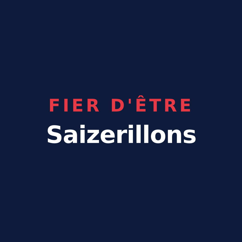 T-shirt « Fier d'être Saizerillons » — design pour Saizerais