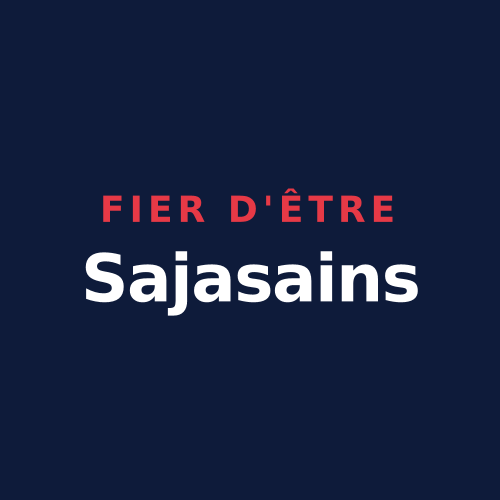 T-shirt « Fier d'être Sajasains » — design pour Sajas