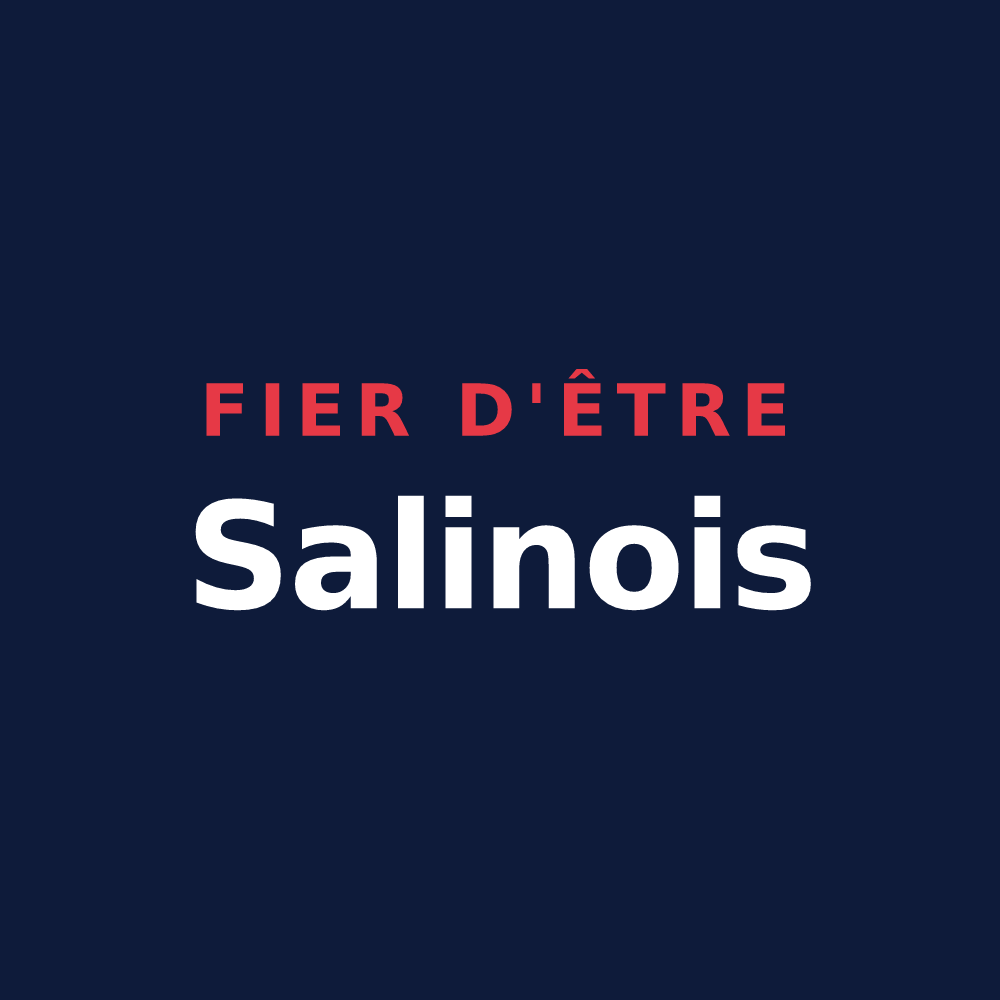 T-shirt « Fier d'être Salinois » — design pour Salins-les-Bains