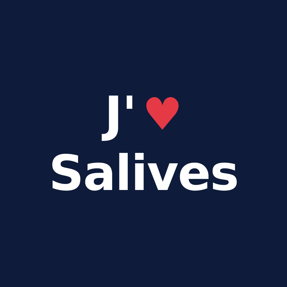 T-shirt personnalisé Salives — design J'aime Salives