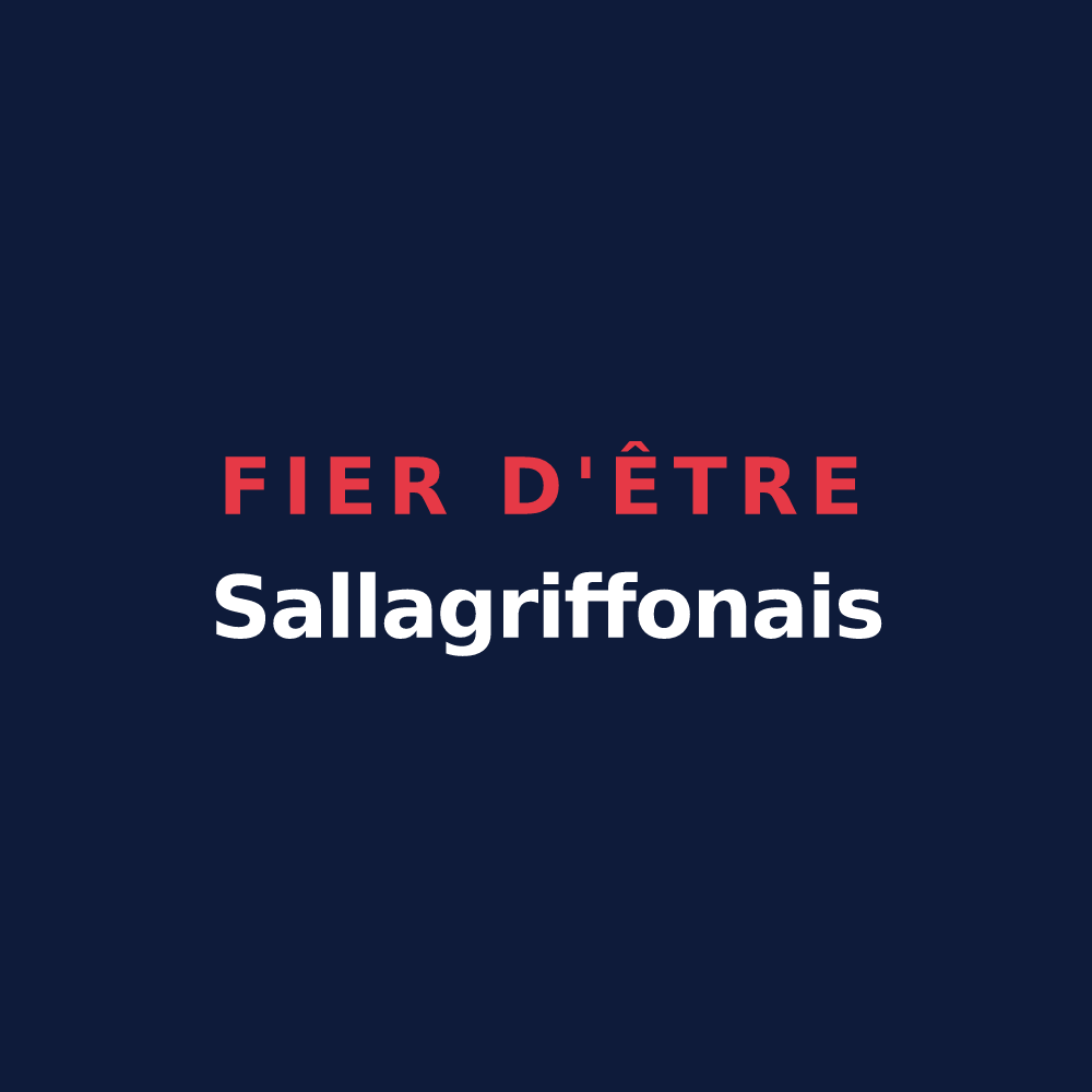 T-shirt « Fier d'être Sallagriffonais » — design pour Sallagriffon