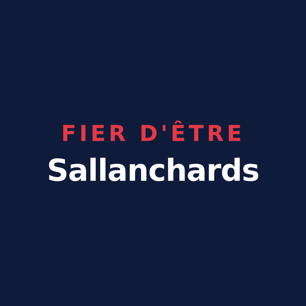 T-shirt « Fier d'être Sallanchards » — design pour Sallanches
