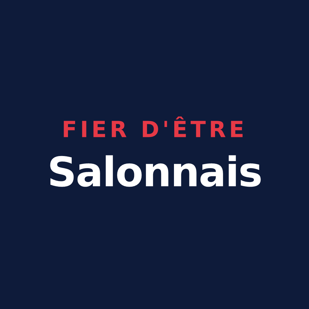 T-shirt « Fier d'être Salonnais » — design pour Salon-la-Tour