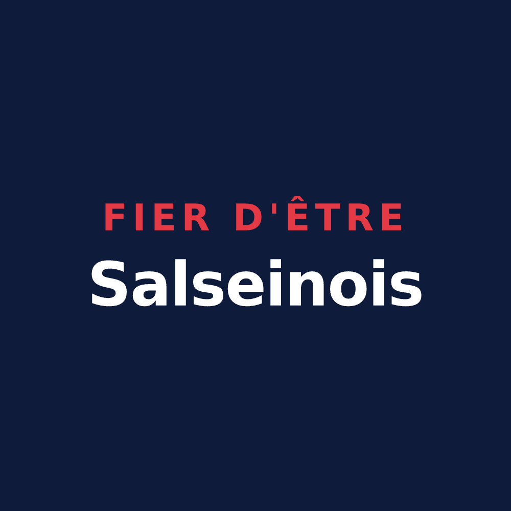 T-shirt « Fier d'être Salseinois » — design pour Salsein