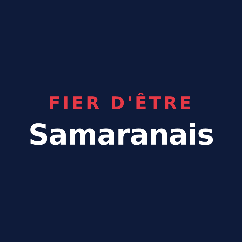 T-shirt « Fier d'être Samaranais » — design pour Samaran