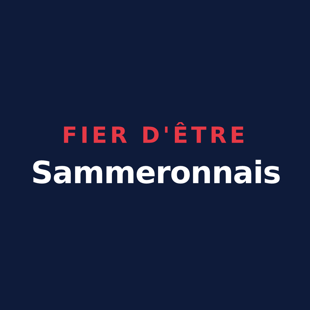 T-shirt « Fier d'être Sammeronnais » — design pour Sammeron