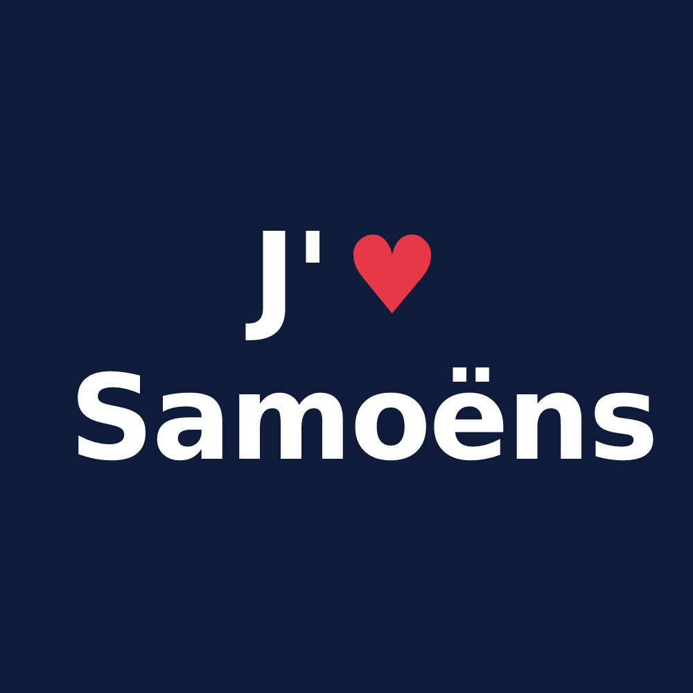 T-shirt personnalisé Samoëns — design J'aime Samoëns