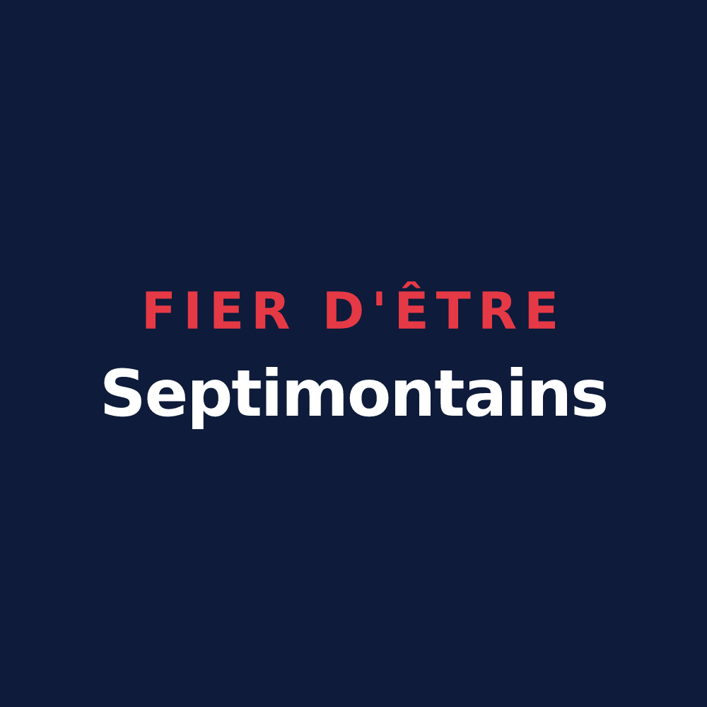 T-shirt « Fier d'être Septimontains » — design pour Samoëns