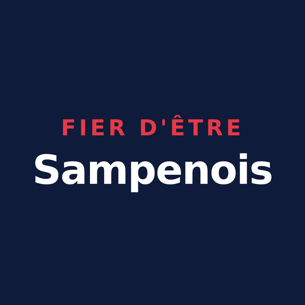 T-shirt « Fier d'être Sampenois » — design pour Sampans