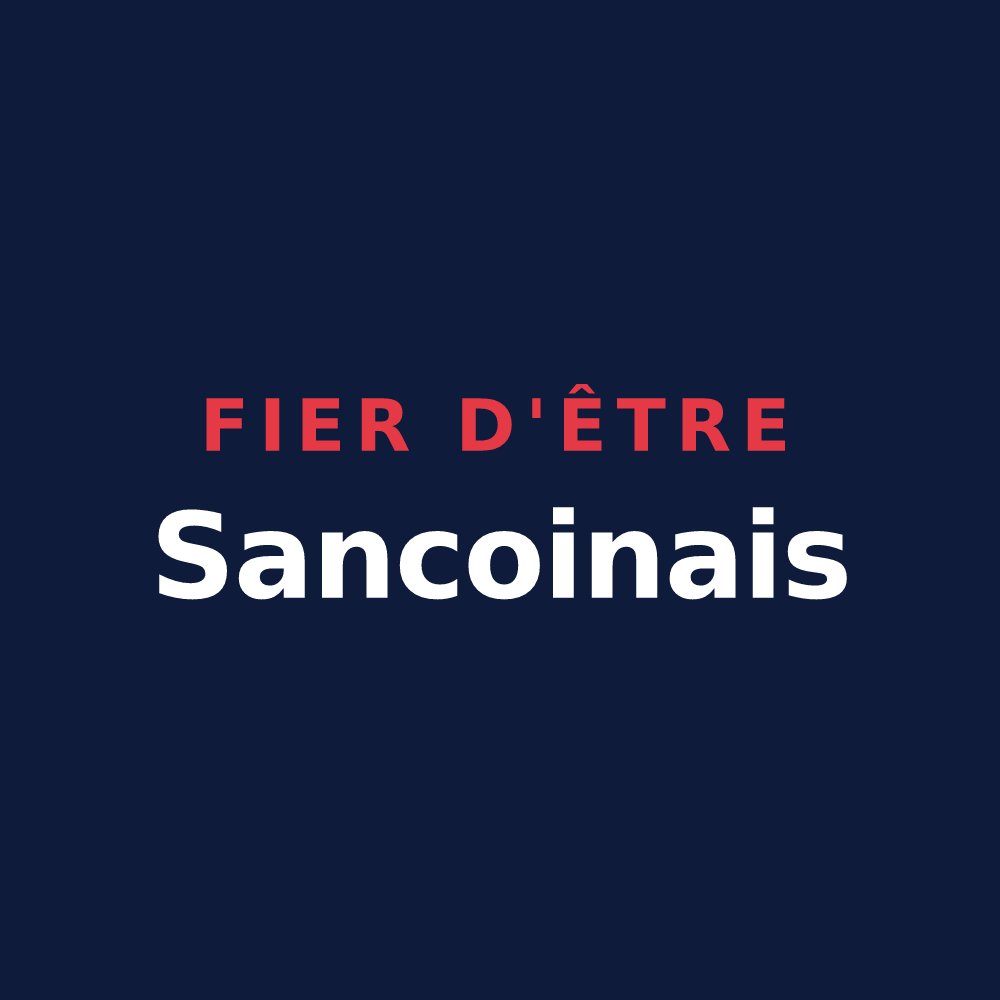 T-shirt « Fier d'être Sancoinais » — design pour Sancoins