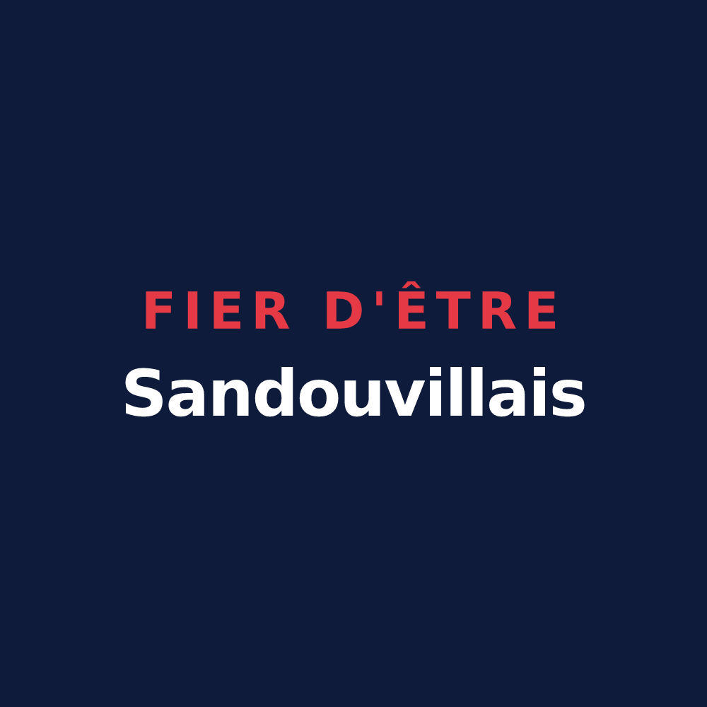 T-shirt « Fier d'être Sandouvillais » — design pour Sandouville