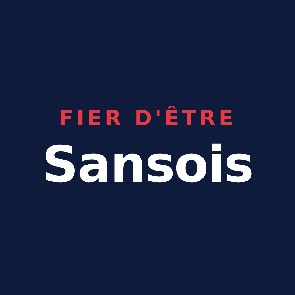 T-shirt « Fier d'être Sansois » — design pour Sansais