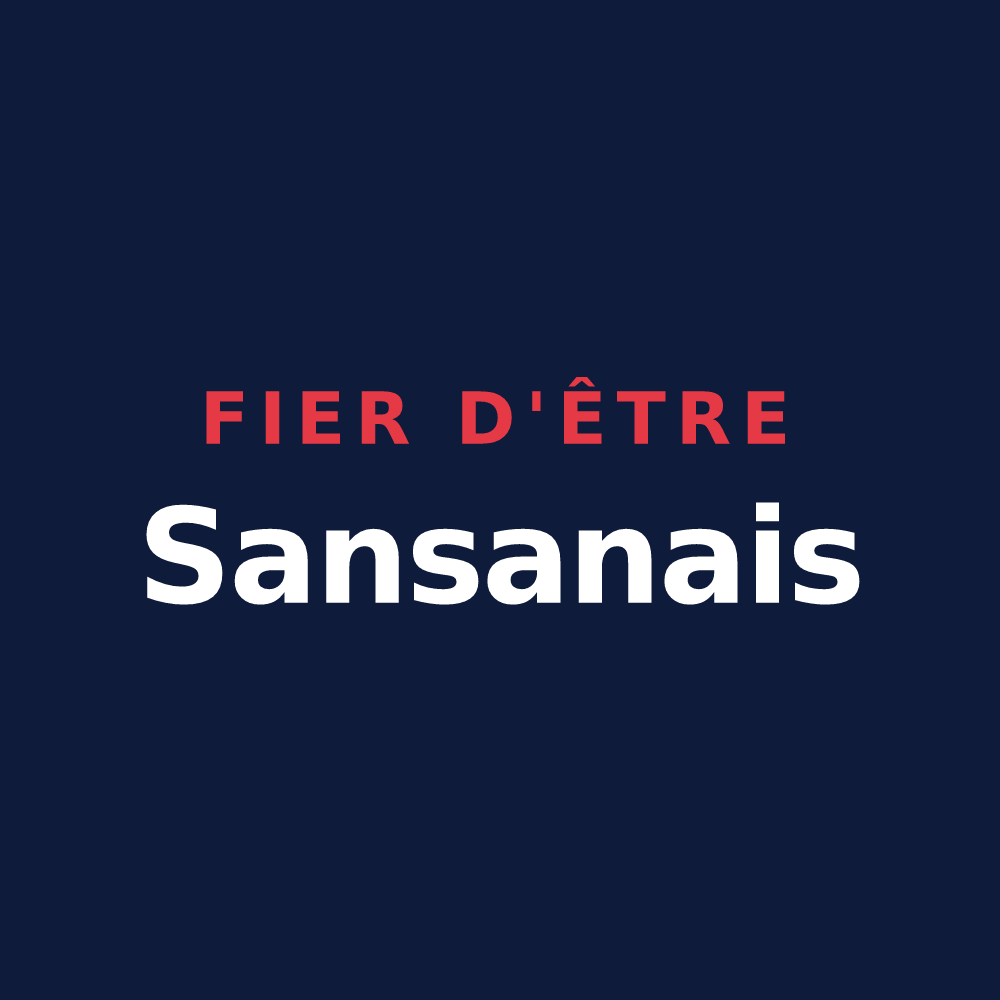 T-shirt « Fier d'être Sansanais » — design pour Sansan