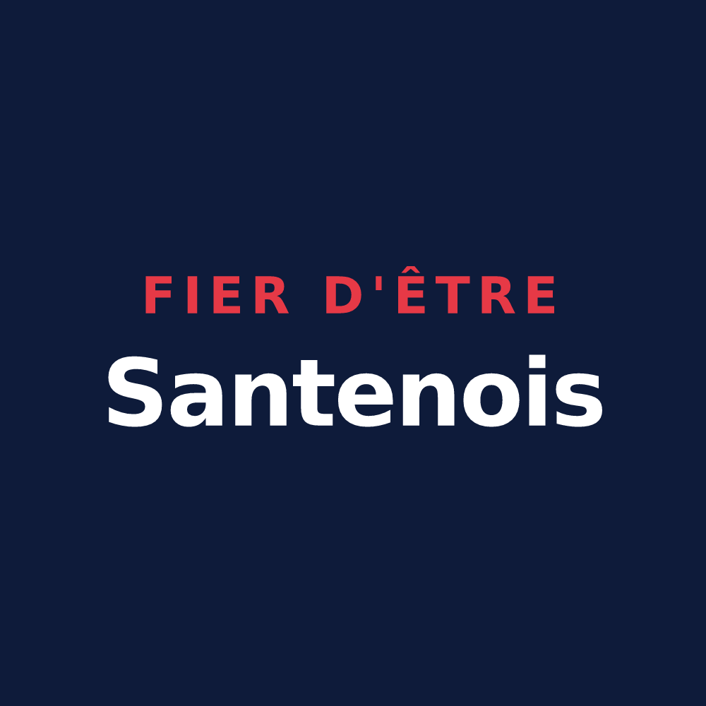 T-shirt « Fier d'être Santenois » — design pour Santeny