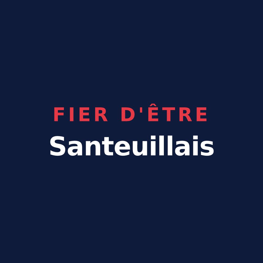 T-shirt « Fier d'être Santeuillais » — design pour Santeuil