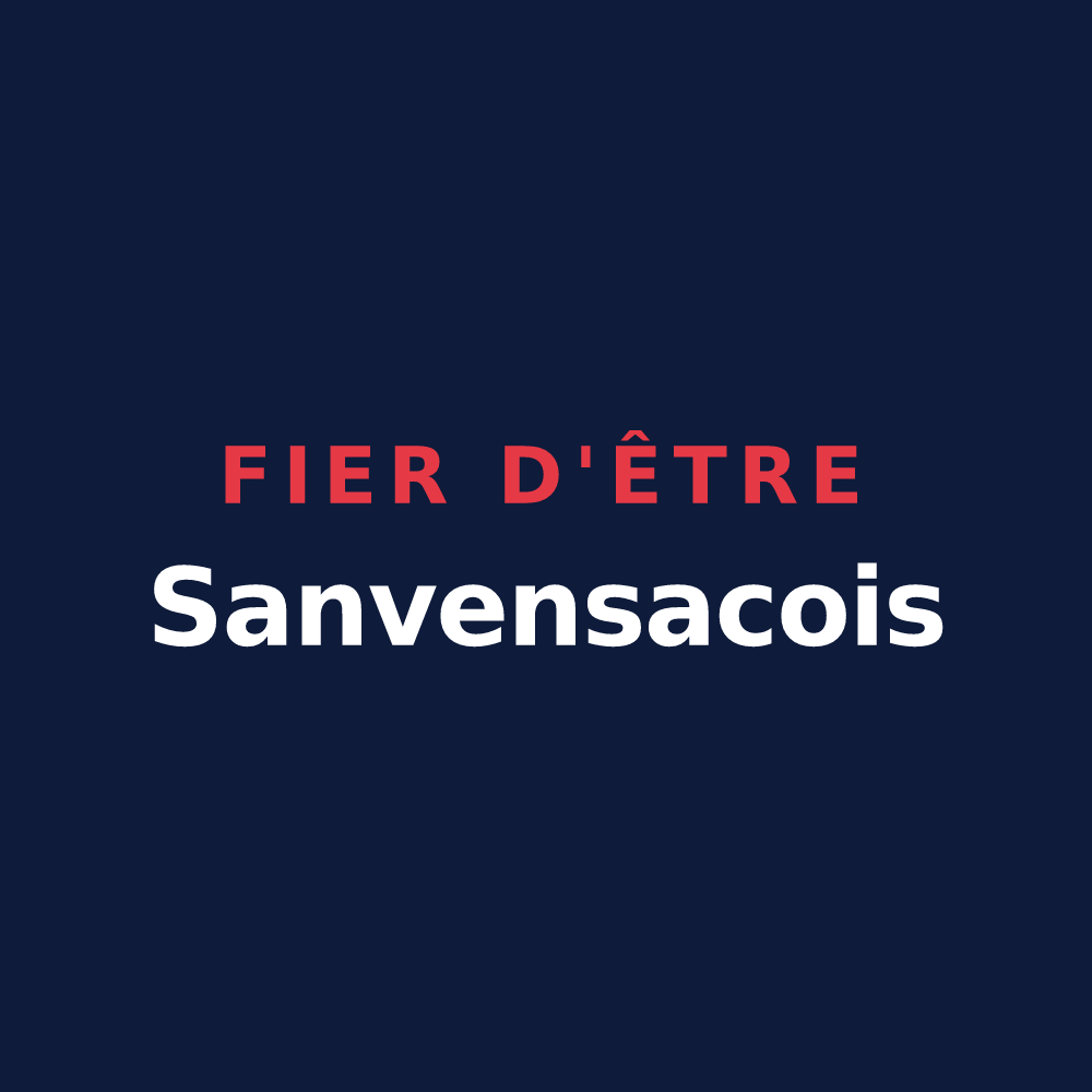 T-shirt « Fier d'être Sanvensacois » — design pour Sanvensa