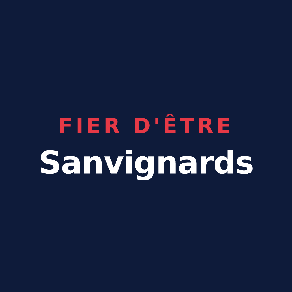 T-shirt « Fier d'être Sanvignards » — design pour Sanvignes-les-Mines